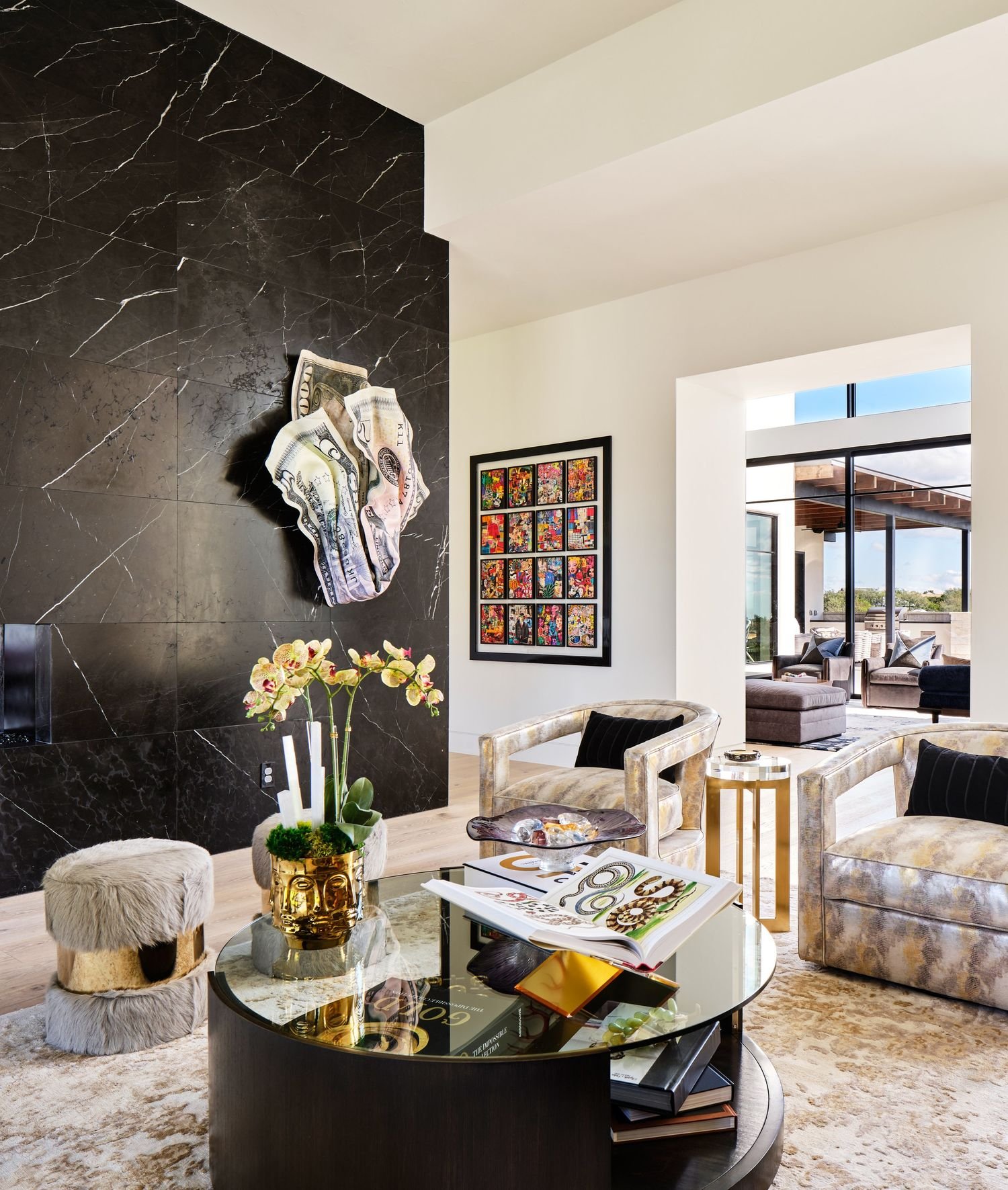 Cantera interior by Lori Caldwell Designs in San Antonio, Texas (view 24)